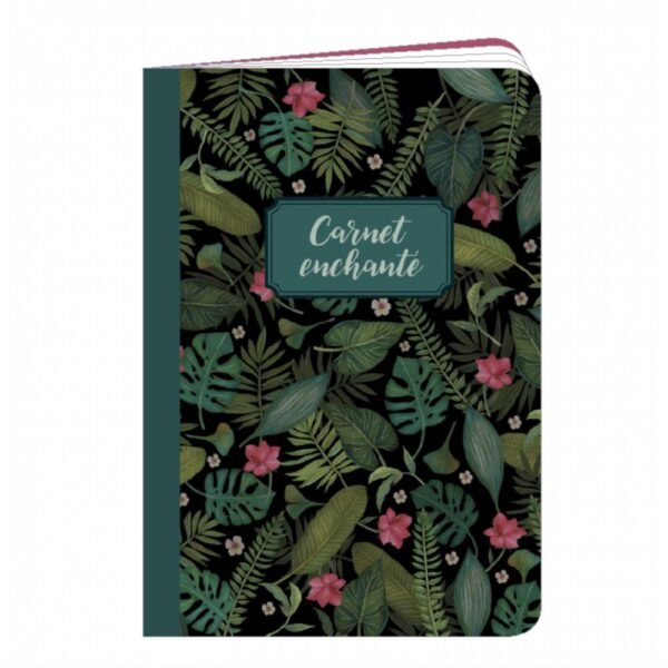 CARNET 10.5X15 JARDIN EXOTIQUE