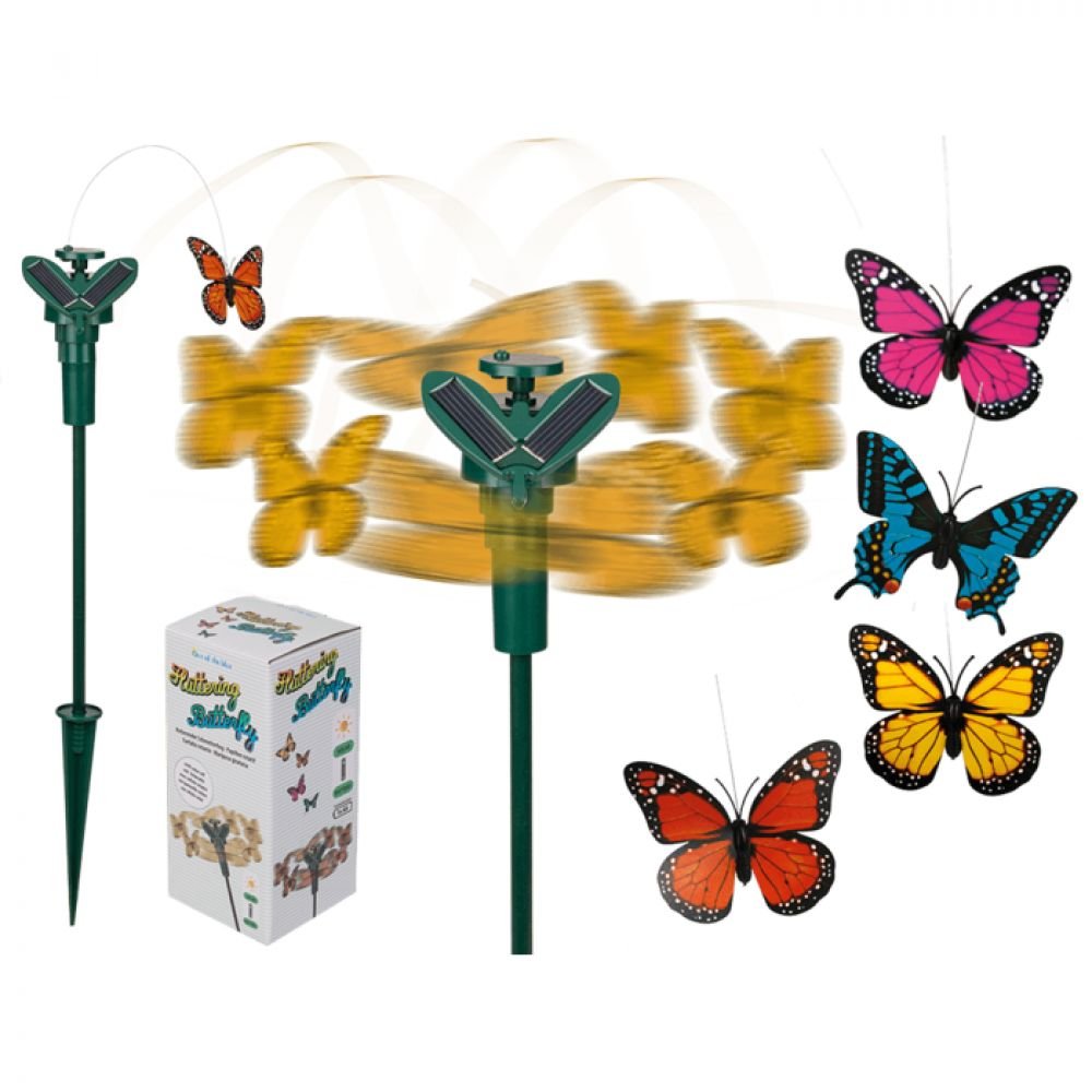 PAPILLON FLOTTANT SOLAIRE OU PILES – Image 2