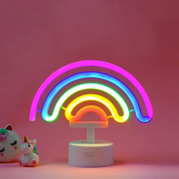 LAMPE LED ARC EN CIEL EFFET NEON