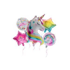 SET DECORATION ANNIVERSAIRE LICORNE