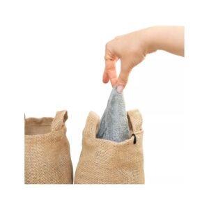 10 ESSUIE TOUT LAVABLE + 2 PANIERS EN JUTE