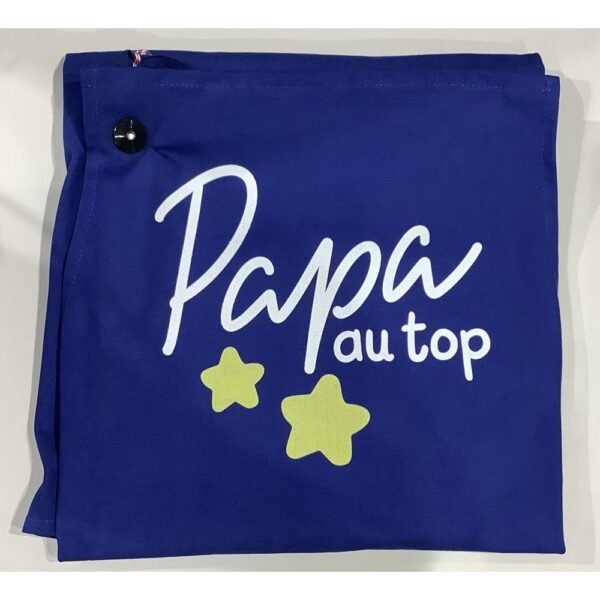 TABLIER- PAPA AU TOP-BLEU OUTRE MER