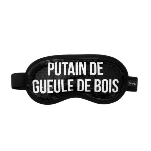 MASQUE GEL- PUTAIN DE GUEULE DE BOIS NOIR