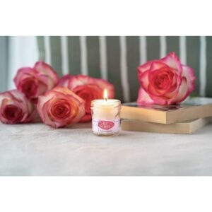MINI BOUGIE PARFUMÉE-ROSE DE DAMAS