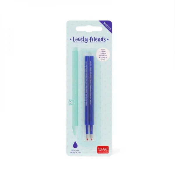 2 RECHARGES BLEU STYLO LOVELY FRIENDS – Image 2