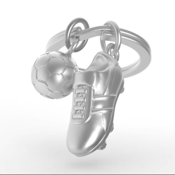 Porte-clés Chaussure & ballon de foot - METALMORPHOSE