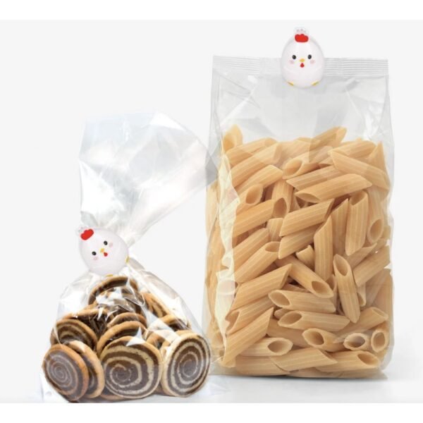 SET 6 CLIPS DE FERMETURE POUR SACHETS - POULE