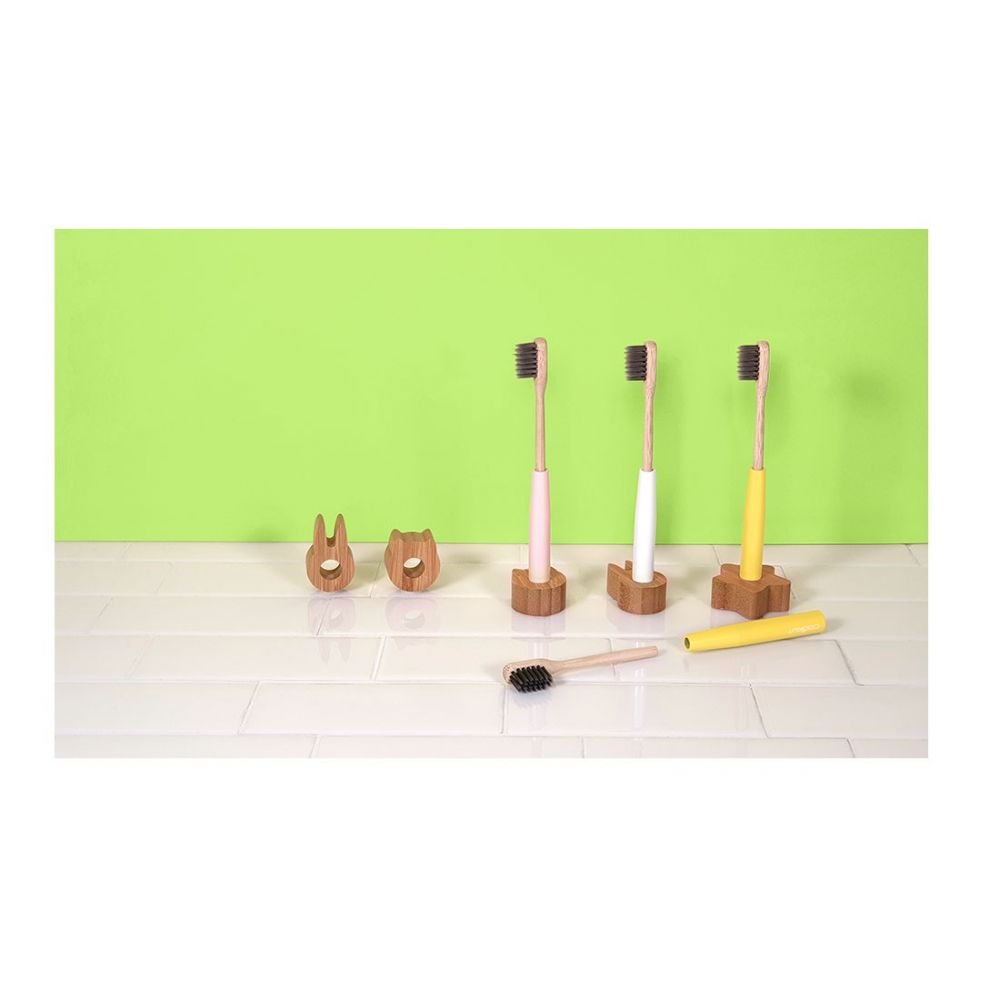 BROSSE A DENT ENFANT BAMBOU TETE INTERCHANGEABLE
