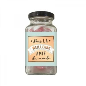 BONBONS EN VERRINE 90g - POUR LA MEILLEURE AMIE DU MONDE