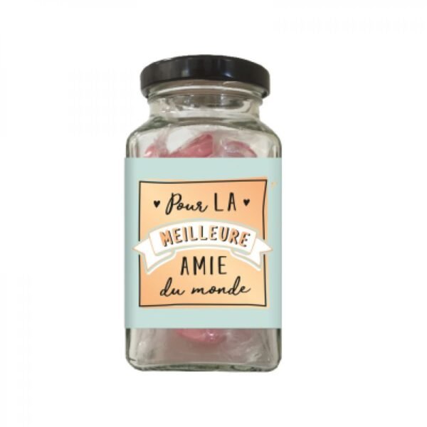 BONBONS EN VERRINE 90g - POUR LA MEILLEURE AMIE DU MONDE
