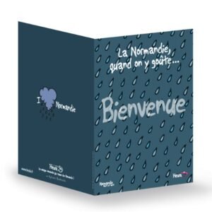 CARTE A SOUHAIT - BIENVENUE LA NORMANDIE QUAND ON Y GOUTE