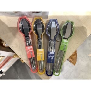 COUVERTS METAL BOITE PLASTIQUE