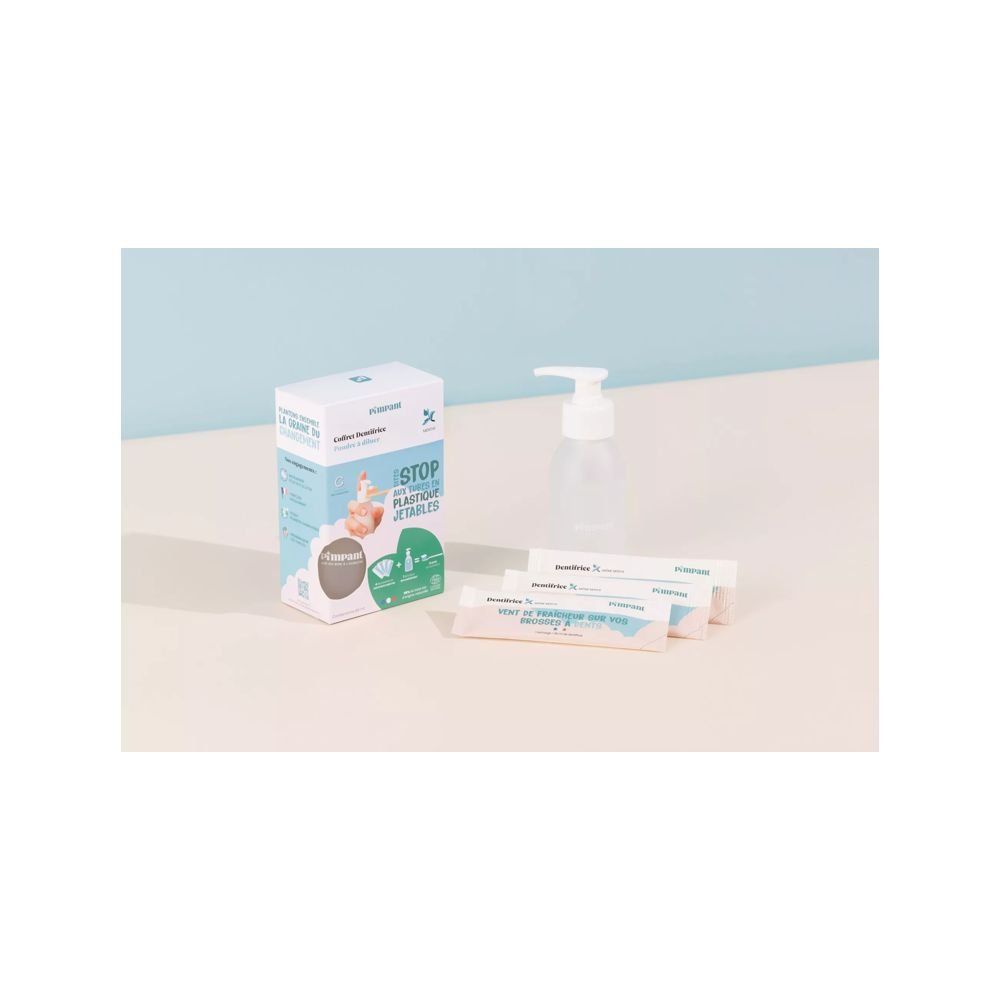 COFFRET DENTIFRICE (1 BOUTEILLE + 4 STICKS) - MENTHE