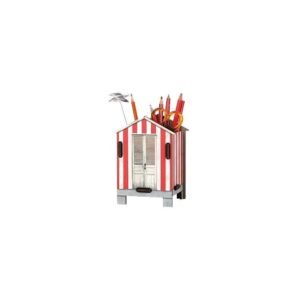 POT A CRAYONS - CABANE PLAGE ROUGE
