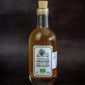 VINAIGRE DE CIDRE BIO GINGEMBRE AGAVE 35CL