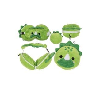 COUSSIN DE VOYAGE DINO  AVEC MASQUE