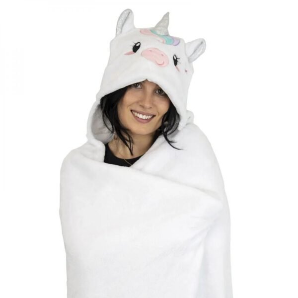 COUVERTURE À CAPUCHE - COSY HUGS - LICORNE – Image 3