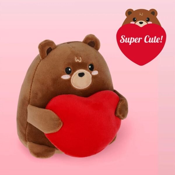 MINI PELUCHE OURS AVEC COEUR - SUPER CUTE – Image 2