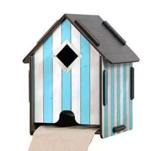 DISTRIBUTEUR PAPIER CABANE BLEU
