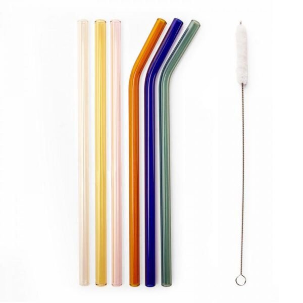 PAILLES EN VERRE COULEUR x6