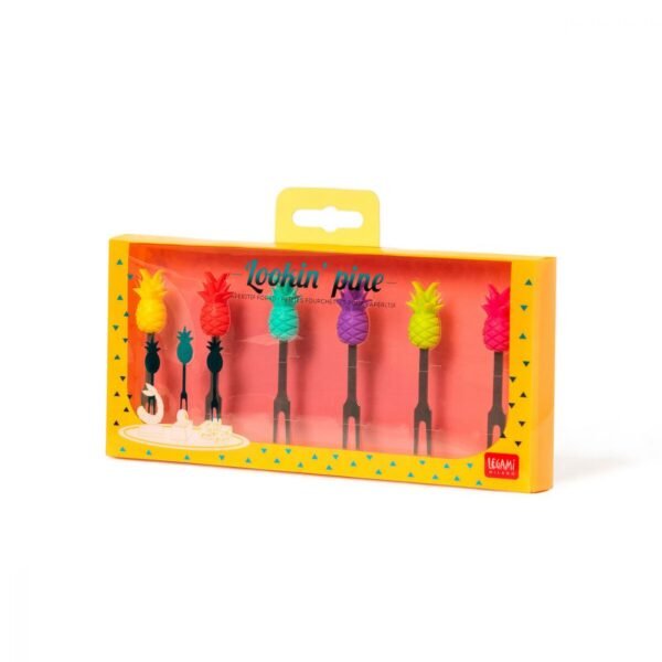 6 FOURCHETTES APERITIVES ANANAS – Image 3