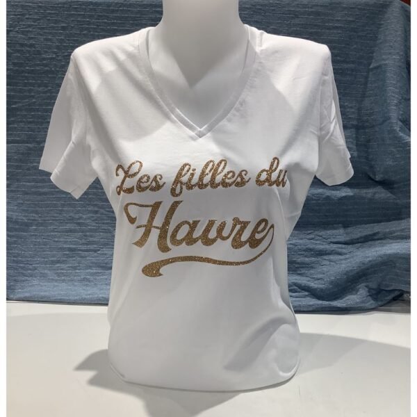T-SHIRT BLANC LES FILLES DU HAVRE
