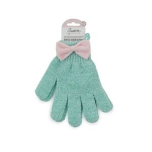 2 GANTS EXFOLIANTS VERT MENTHE