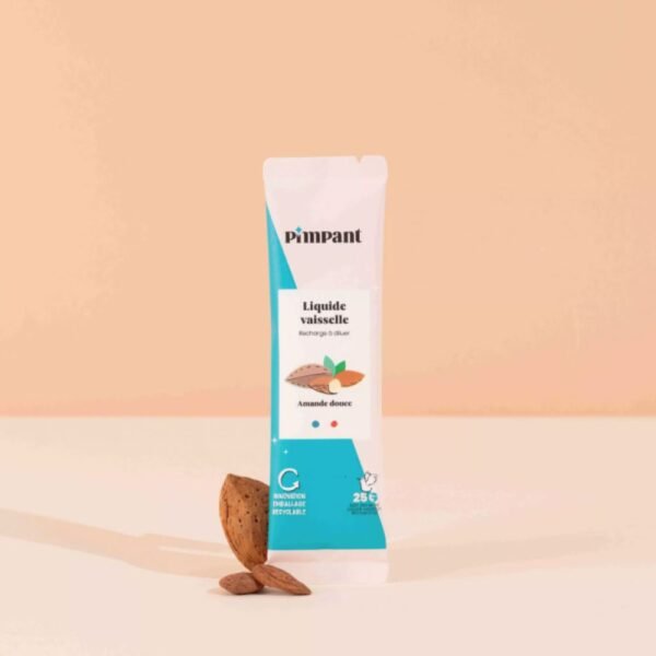 RECHARGE LIQUIDE VAISSELLE AMANDE EN POUDRE A DILUER