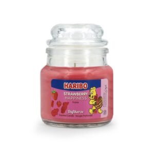 BOUGIE HARIBO STRAWBERRY HAPPINESS 85G