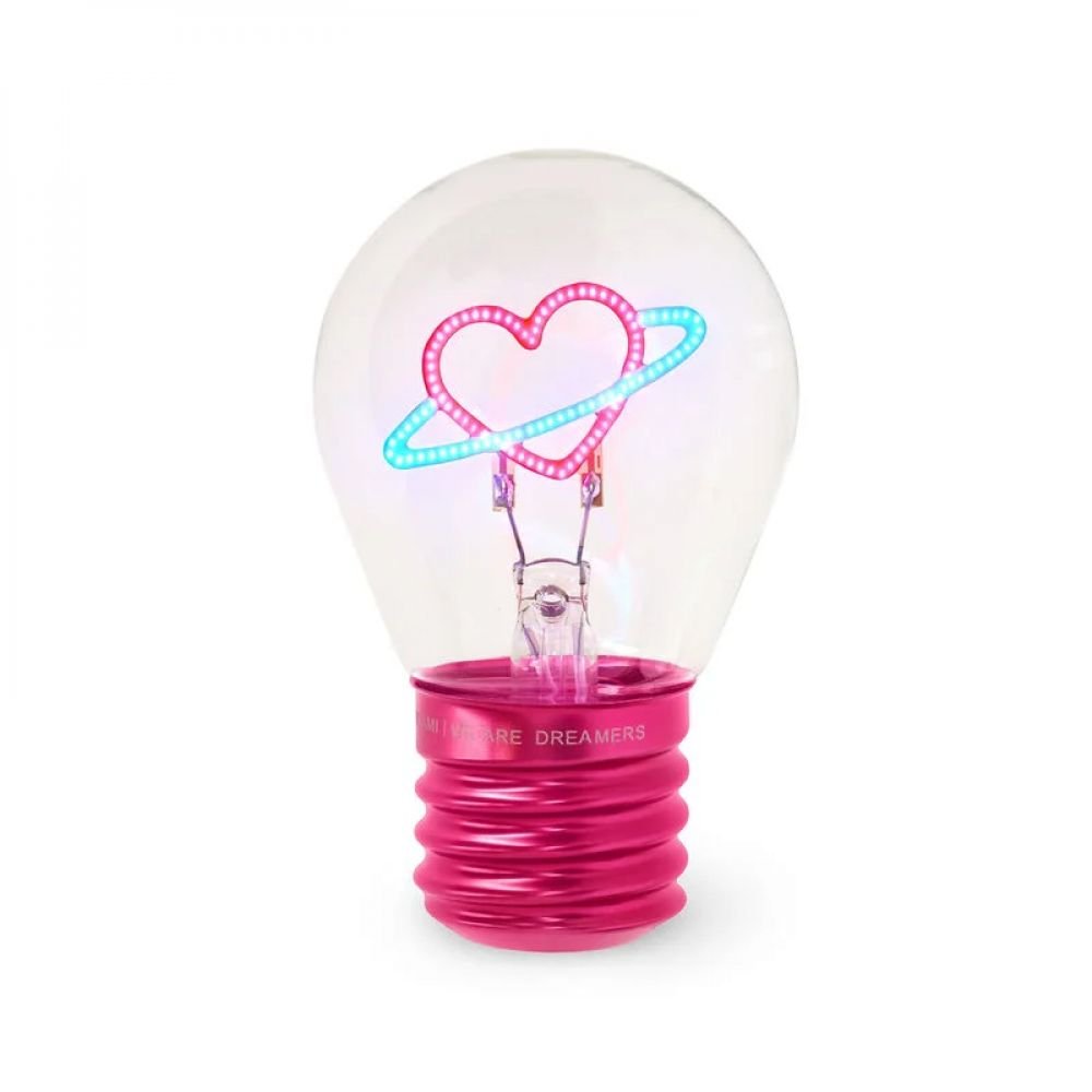 LAMPE DE TABLE AMPOULE - PLANET HEART