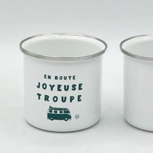 MUG EMAIL BLANC 33CL EN ROUTE JOYEUSE TROUPE