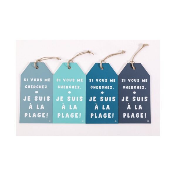 PLAQUE PM - SI VOUS ME CHERCHEZ JE SUIS A LA PLAGE