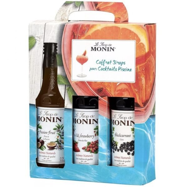 COFFRET DE SIROPS POUR COCKTAILS PISCINE