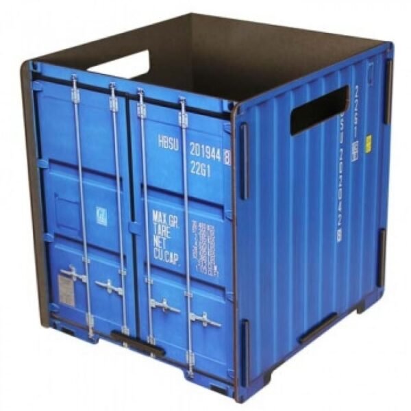 CORBEILLE A PAPIER - BLEU - CONTAINER