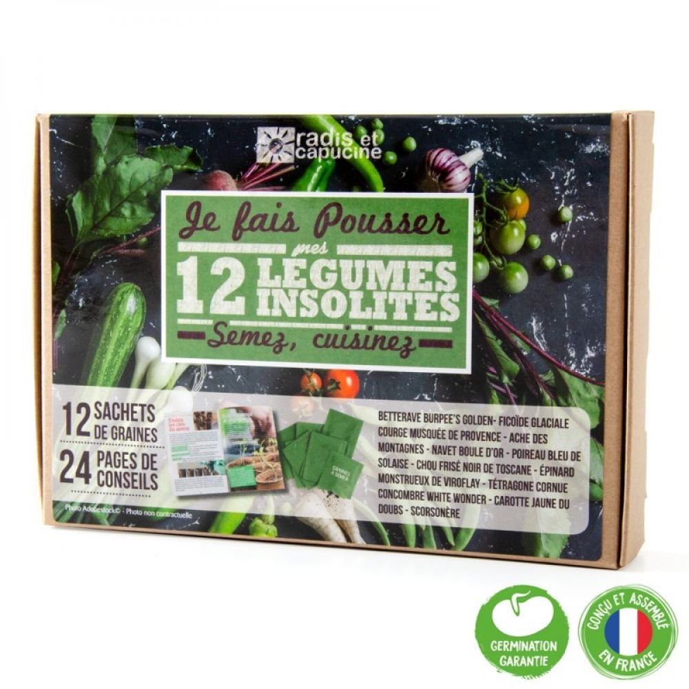 COFFRET 12 SACHETS LEGUMES INSOLITES