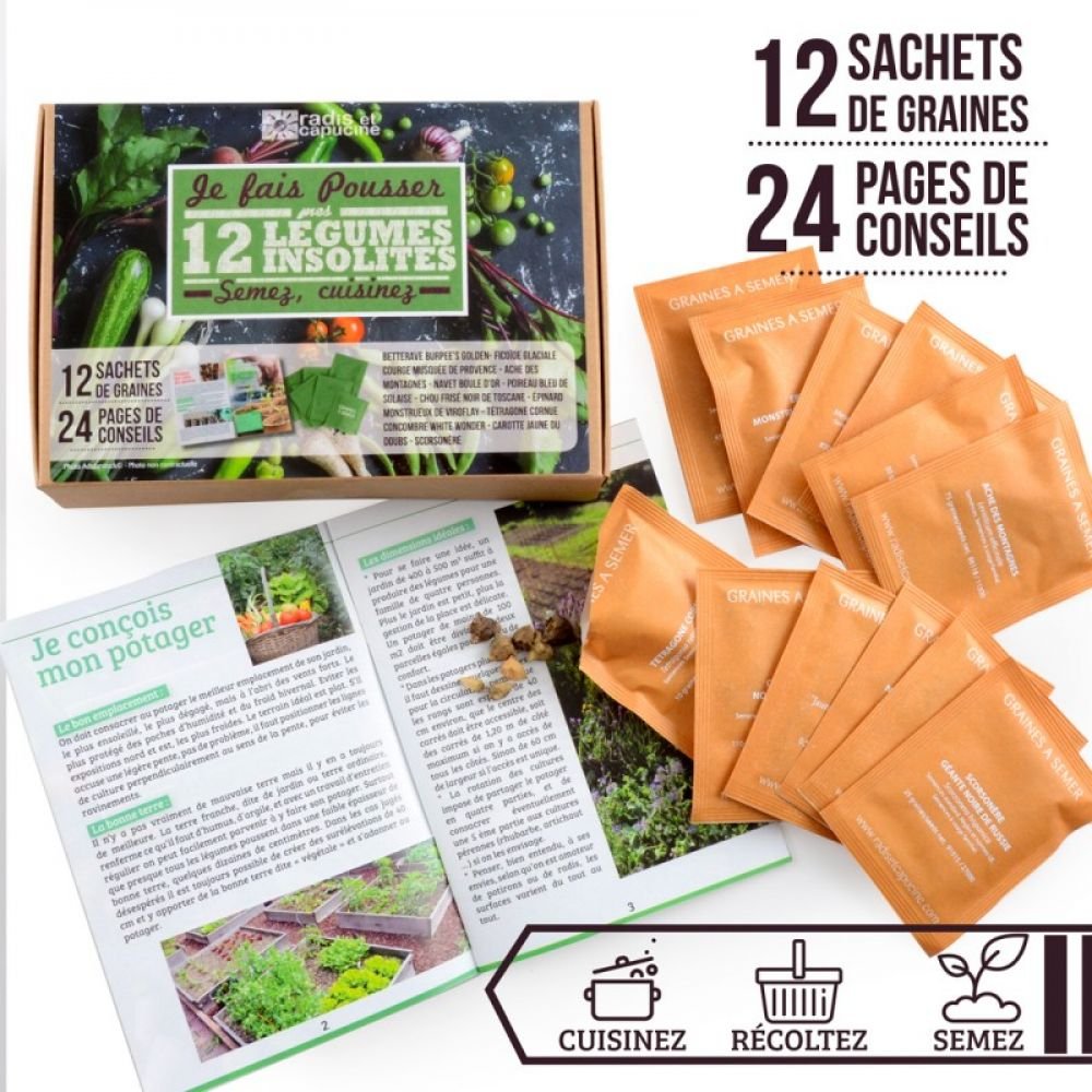 COFFRET 12 SACHETS LEGUMES INSOLITES – Image 2