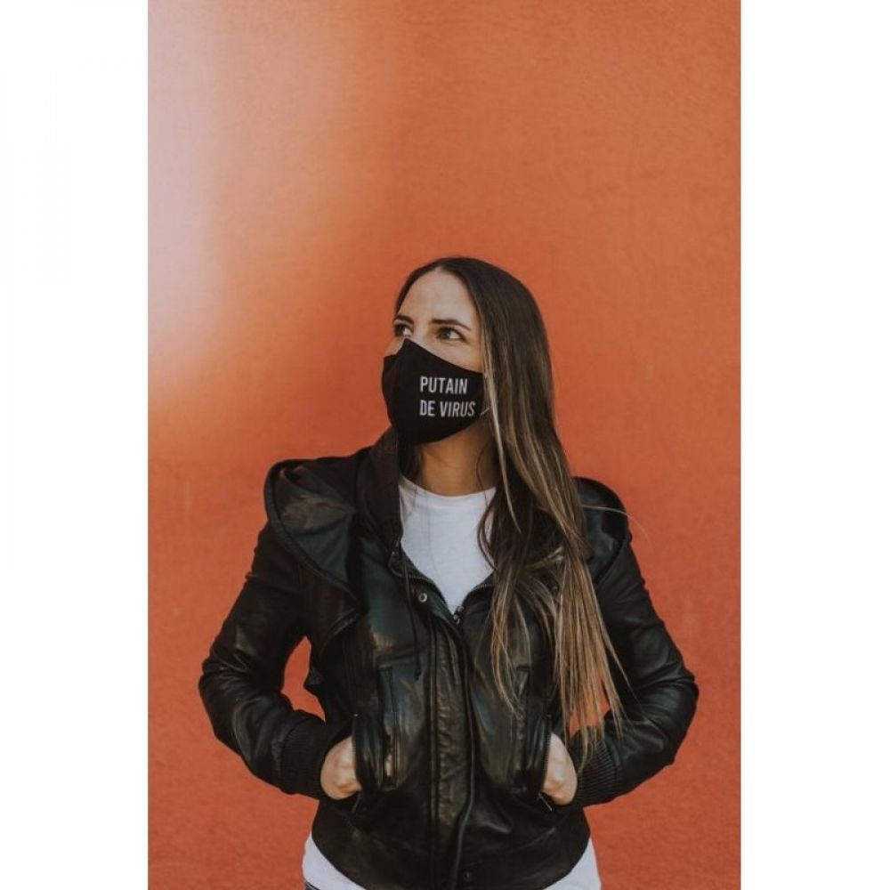 MASQUE REUTILISABLE - PUTAIN DE VIRUS – Image 2