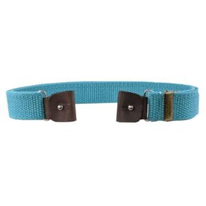 CEINTURE TURQUOISE SANS BOUCLE ADULTE