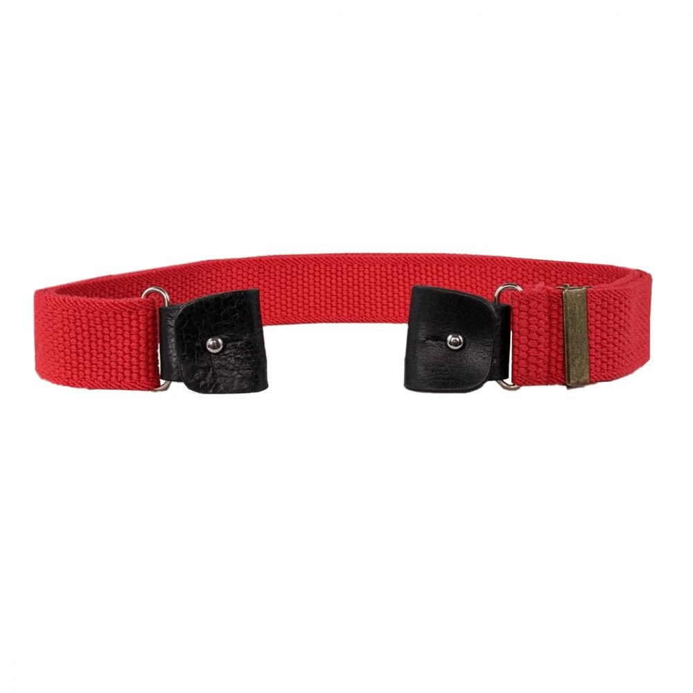 CEINTURE ROUGE SANS BOUCLE ADULTE