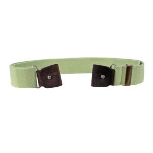CEINTURE VERT ANIS SANS BOUCLE ADULTE