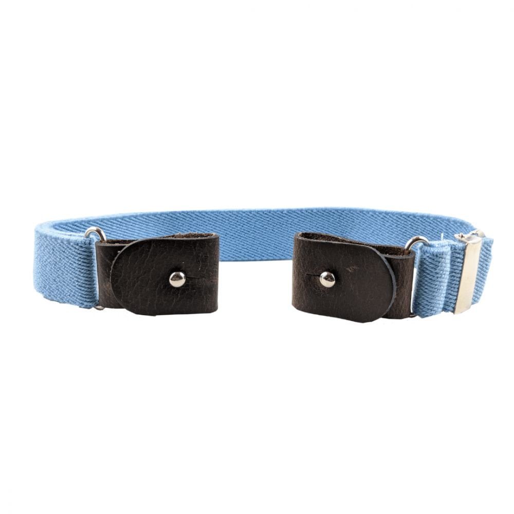 CEINTURE BLEU CIEL SANS BOUCLE ENFANT