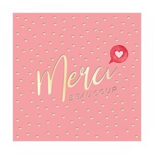 MERCI BEAUCOUP - FOND ROSE