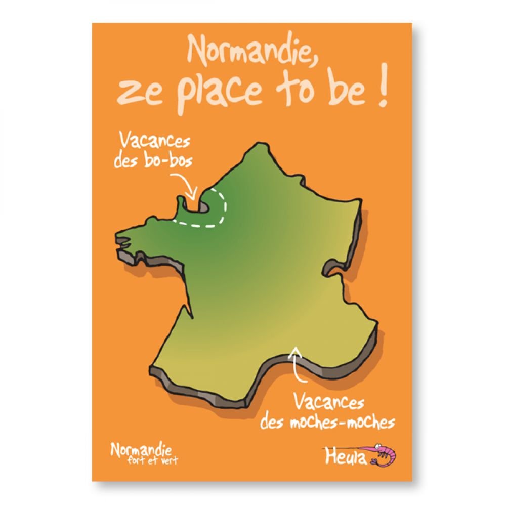 CARTE POSTALE - ZE PLACE TO BE