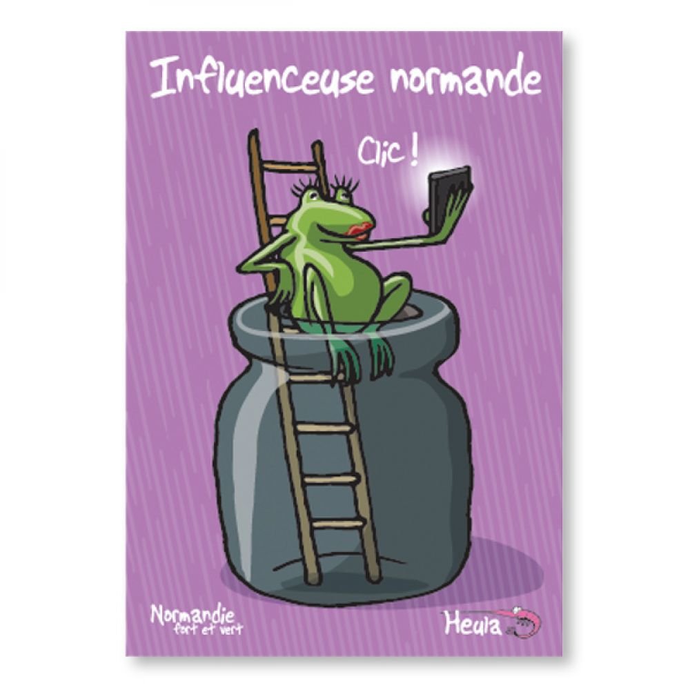 CARTE POSTALE - INFLUENCEUSE