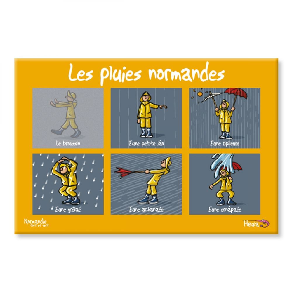 PLANCHE A DECOUPER - LES PLUIES NORMANDES