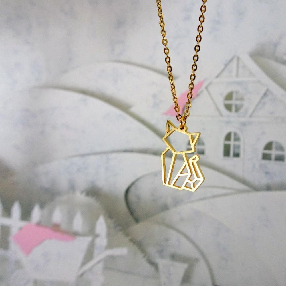 COLLIER CHAT OR – Image 2