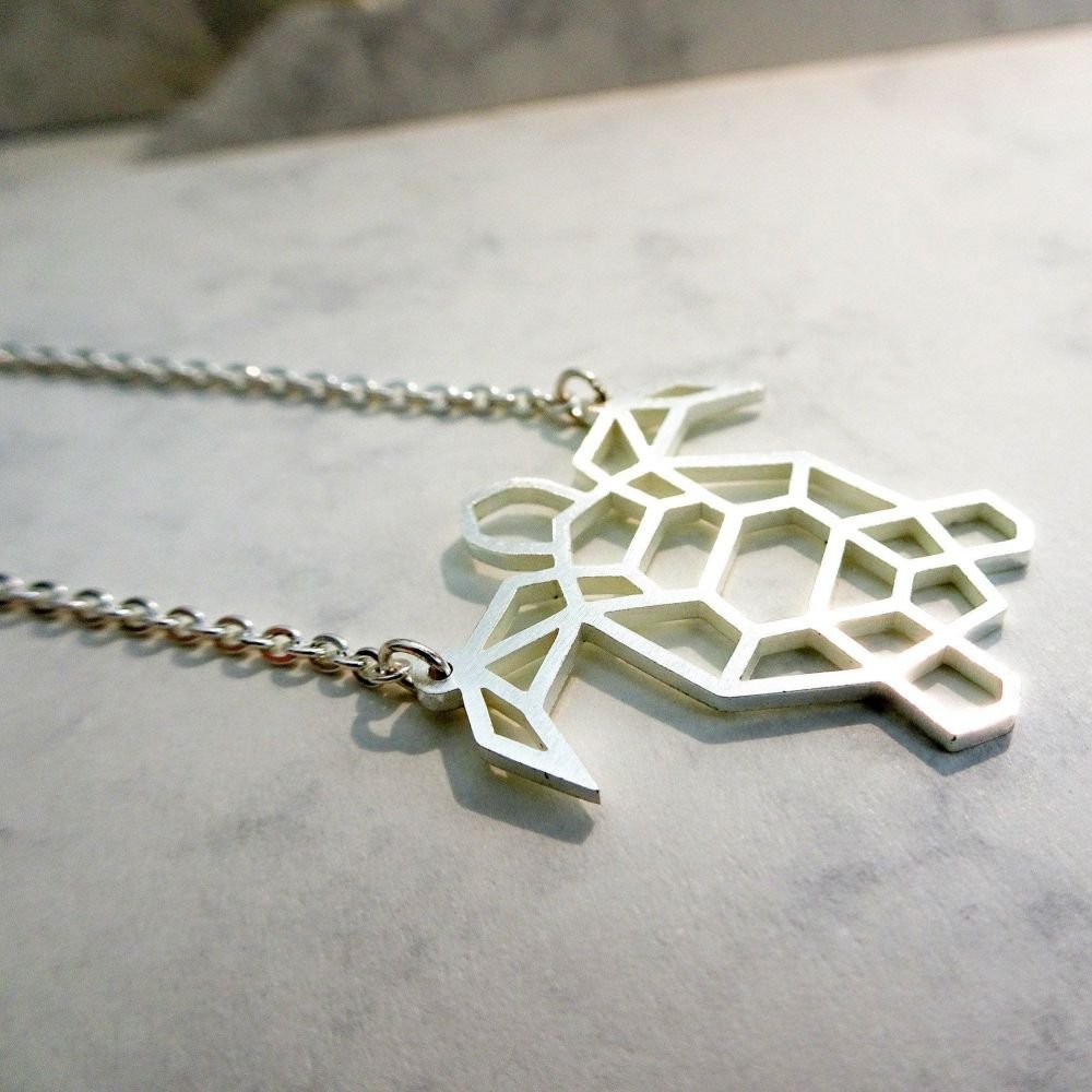 COLLIER TORTUE ARGENTE – Image 2