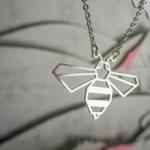 COLLIER ABEILLE ARGENT