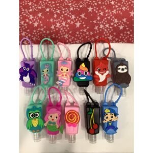 PORTE CLES - GEL HYDROALCOOLIQUE - Silicone (modèles assortis)