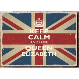 PLAQUE METALLIQUE - KEEP CALM
